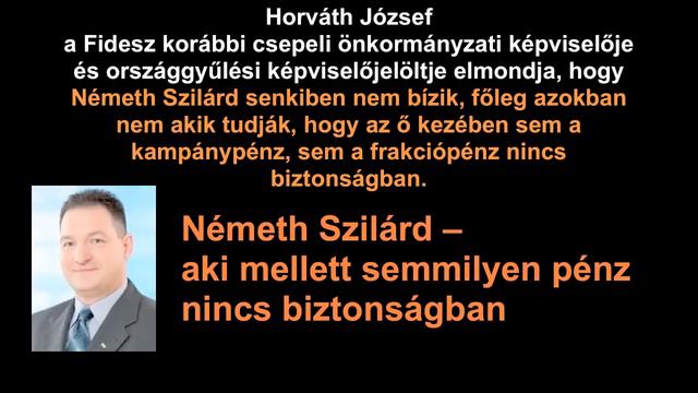 Németh Szilárd és a pénzügyek