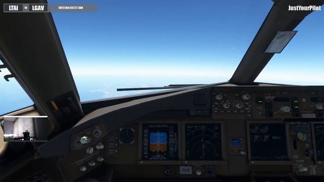 Вместе разбираемся с B777-300! MSFS2020 I CS777-300 I LTAI - LGAV смотреть онлайн