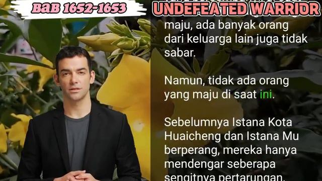 BAB 1652-1653 | NOVEL PEJUANG TAK TERKALAHKAN | JERRY YANG | Sedikit Keheningan