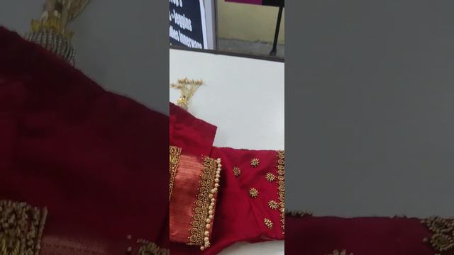 antique beets and gold work blouse ##tiruvalluvar just₹2000 смотреть онлайн