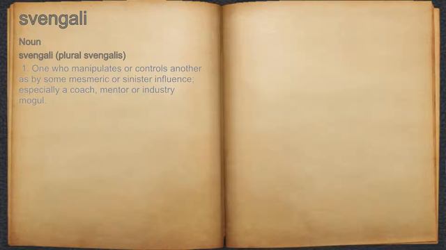 What does svengali mean? смотреть онлайн