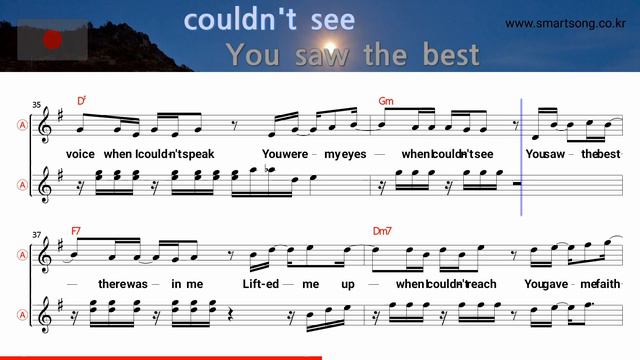 Because You Loved Me - Celine Dion (Alto Saxophone Sheet Music Bb Key / Karaoke / Easy Solo Cover)