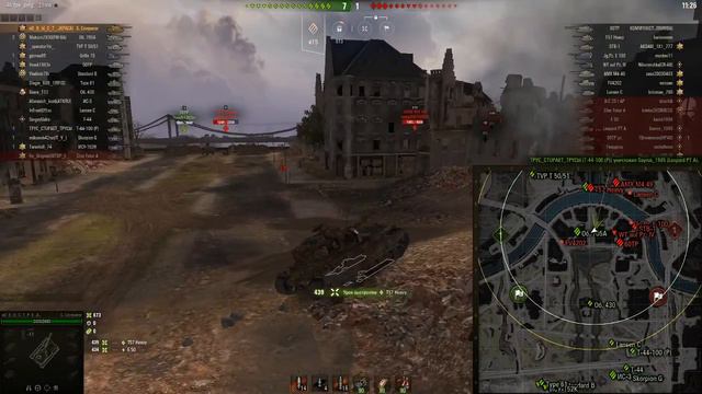 World of Tanks S.Congueror карта Берлин смотреть онлайн
