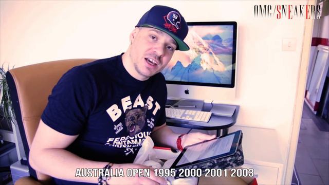 NIKE AIR TECH CHALLENGE 2 "CLAY BLUE" AGASSI UNBOXING ON FEET REVIEW - French смотреть онлайн