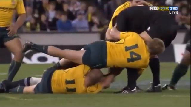 L'Essai De Mils Muliaina Vs Australie