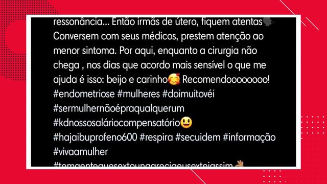 Paloma Duarte descobre endometriose смотреть онлайн