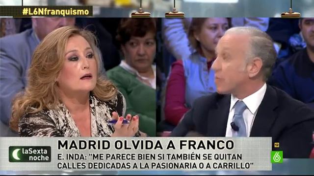 Encontronzazo de Eduardo Inda y Elisa Beni por las calles franquistas: "Hay que venir aprendido" смотреть онлайн