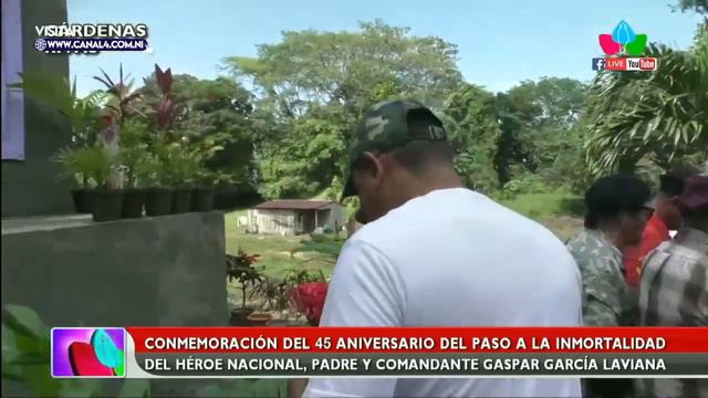 Rivas conmemoró el 45 aniversario del tránsito a la inmortalidad de Gaspar García Laviana смотреть онлайн