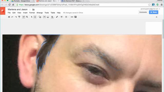 Marnela and Jacob Speed Portrait - Google Drawings смотреть онлайн
