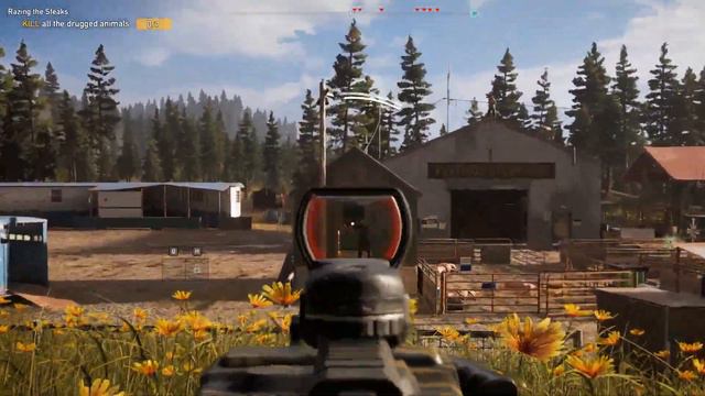 Razing the Stakes | Follow Zip Kupka to Flatiron Stockyards & Kill the Drugged Animals | Far Cry 5 смотреть онлайн