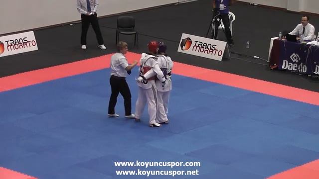 73kg Voglar (SLO) vs (UKR) Slynko (19th Europen Junior TKD Championships 2013) смотреть онлайн