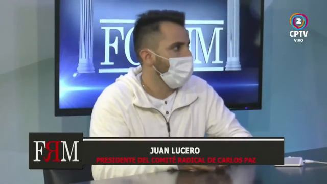 Entrevista En Forum A Juan Lucero, Presidente Del Comite Radical De Carlos Paz