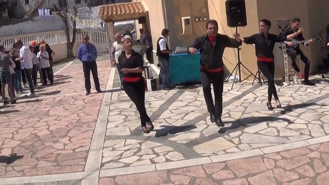 Aghios Mattheos Corfu French Tour Operators Visit.'Chasaposervikos Dance'-Last,Video