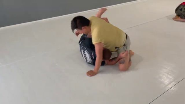 Greg Witek Rolling With Alex Kim At Serafin Brazilian Jiu Jitsu