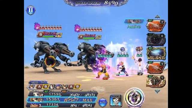 DFFOO GL (Thrall of Darkness Pt.14 LUFENIA) Yuna LD, Tidus BT, Wakka LD смотреть онлайн