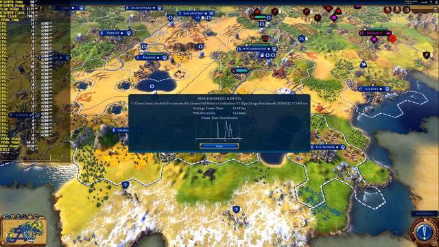 Civilization VI Turn Time Benchmark Ryzen 3950x/RTX2070 1440p смотреть онлайн