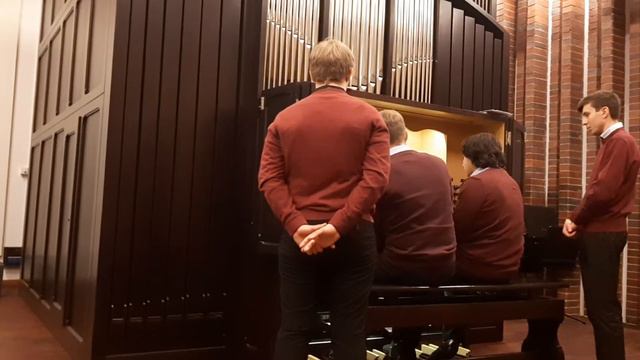 Gustav Adolf Merkel - 1 Sonata d-moll (4 hands) смотреть онлайн