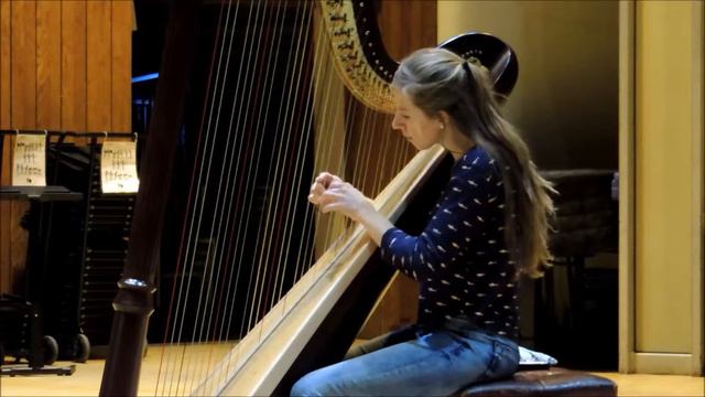 Sonata for Harp - Germaine Tailleferre (Movement III, extract) смотреть онлайн