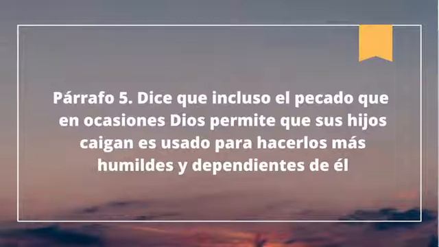 Cap 5. Sobre La Divina Providencia. Confesión Bautista De Fe