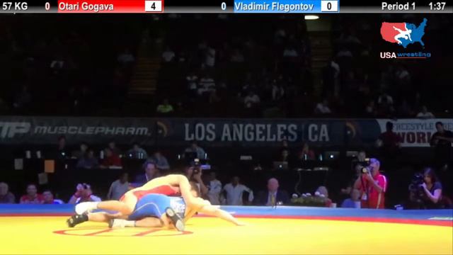 57 KG Vladimir Flegontov Russia vs Otari Gogava Georgia смотреть онлайн