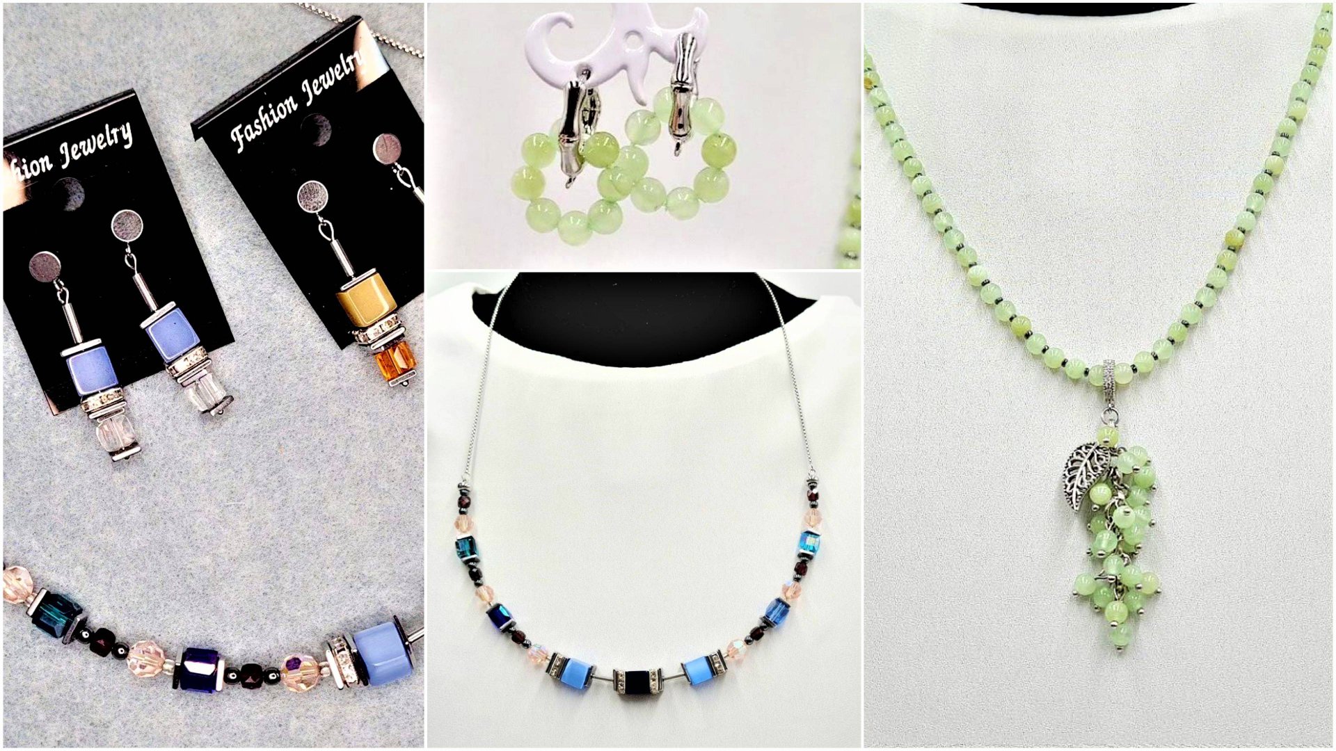 4 украшения из оникса и украшения в стиле Кур де Лион. Как сделать подвеску гроздь. смотреть онлайн