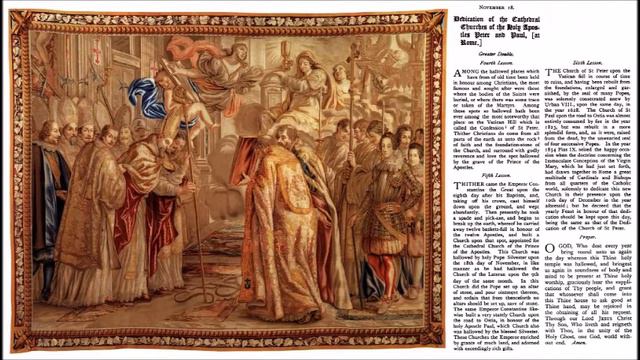 Nov 18 - Dedication - Church Of Saint Peter - 1626 - Pope Urban VIII - Rome