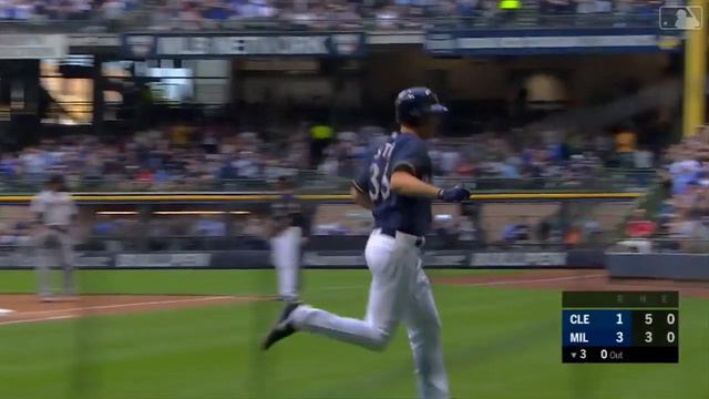 Brent Suter's First MLB Home Run смотреть онлайн