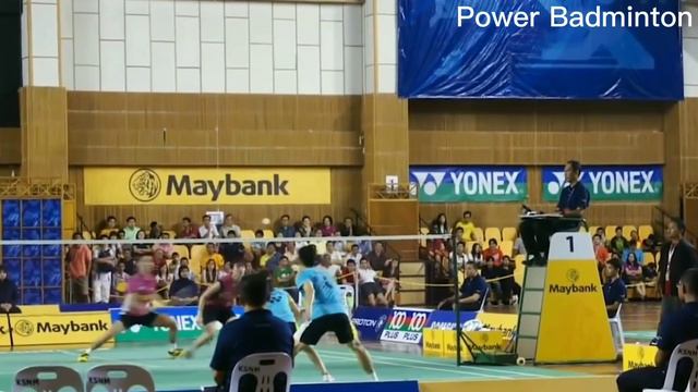 Lee Chong Wei Mixed Doubles vs Goh Liu Ying/Chan Peng Soon Nice Angle смотреть онлайн