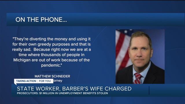 State Worker, Barber's Wife Charged For Allegedly Stealing $1 Million In Unemployment Benefits