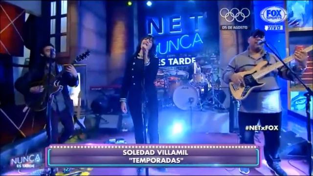 Soledad Villamil En Nunca Es Tarde -cantó Su Tema 