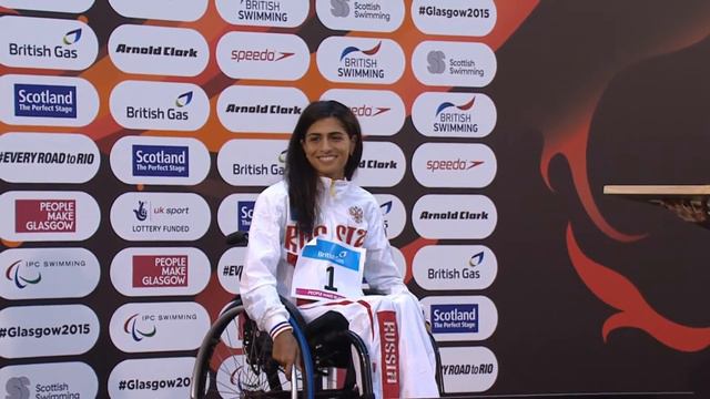 Ани Палян награждение Women's 50m Freesyle S7 ¦ Victory Ceremony ¦ 2015 IPC Swimming смотреть онлайн
