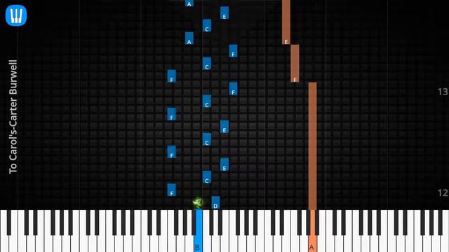 🎹Solo & Chord, To Carol's, Carter Burwell, Synthesia Piano смотреть онлайн