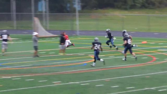 Edmondson/Howard football scrimmage TD 8/23/14 смотреть онлайн