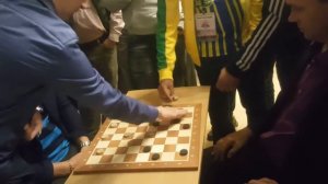2017 World Championship Draughts-64 Marcelo of Brazil showing Int'l Grandmaster's some shots