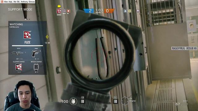 Tryhard Stomping - Rainbow Six Siege - Let's Play (Twitch Highlight)