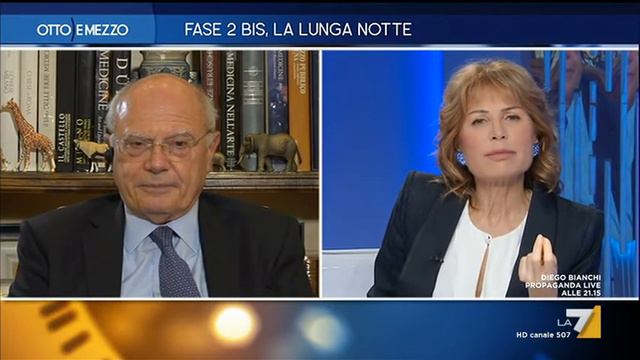 Lina Palmerini, Massimo Galli, Antonio Padellaro e Carlo Ratti a Otto e Mezzo, LA 7 - 15.05.2020 смотреть онлайн