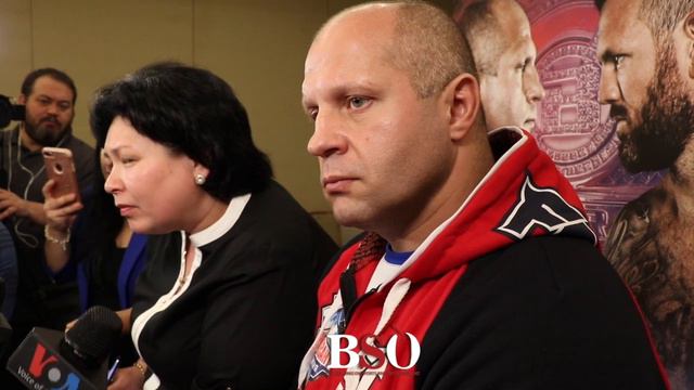 FEDOR EMELIANENKO SAYS HE FIGHTS FOR NECESSITY NOT PASSION
