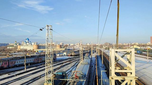 Станция Перерва. Солнечный день. 15 марта 2023 г. смотреть онлайн