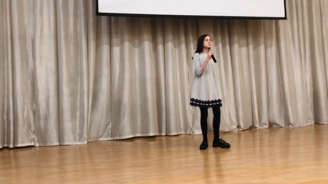 Lullaby of birdland, поёт Пономарева Кристина, 13 лет смотреть онлайн