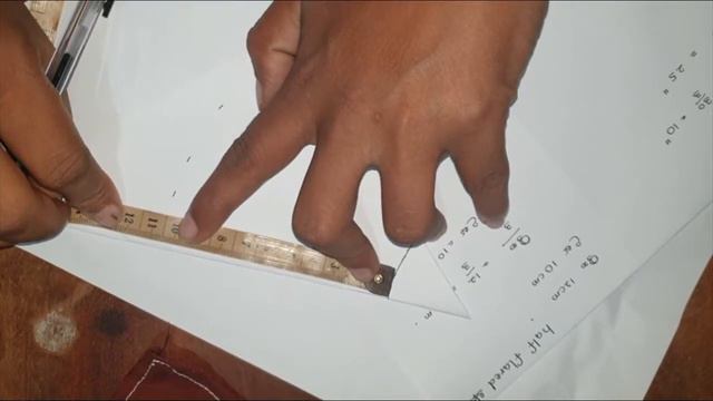 Half Flared Skirt Cutting In Sinhala With English Sub #prabhafashion #skirt #flaredskirt