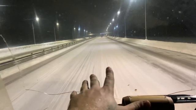 Когда же я попаду домой! Дорогу замело и очень "НЕБОЛЬШАЯ" очередь на выгрузку! смотреть онлайн