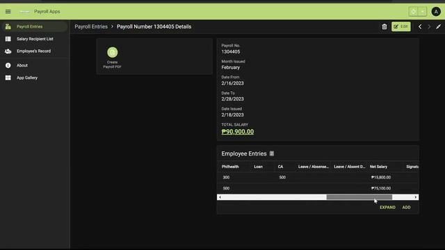 Payroll Apps Demo смотреть онлайн
