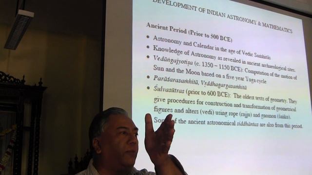 Indian Mathematics And Astronomy : A Historical Overview - 03 By Dr. M.D. Srinivas