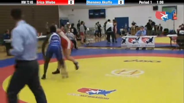 72 KG CQF Erica Wiebe CAN vs Ohenewa Akuffo CAN смотреть онлайн