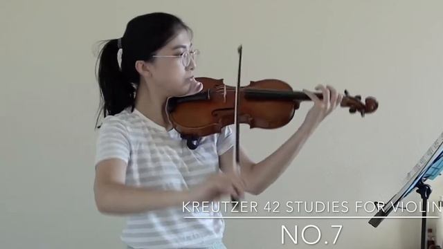 Kreutzer 42 Studies(Etudes) For Violin【No.7】克莱采尔42首小提琴练习曲【第7课】