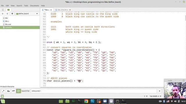 17-Bitboard CHESS ENGINE In C  Defining BITBOARDS, OCCUPANCIES And Helper Variables