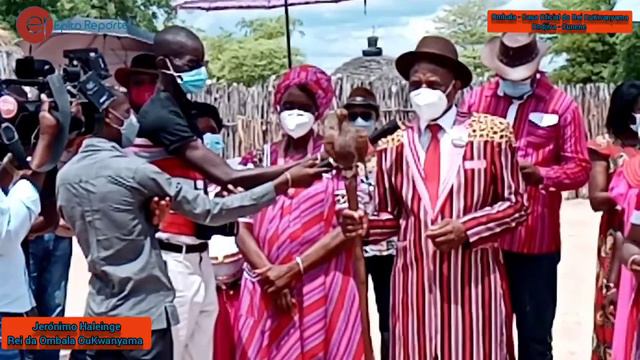 Ombala do Rei OuKwanyama : Rei Jerónimo Haleinge recebe Governadora Gerdina Didalelwa no seu Reino смотреть онлайн