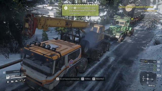 SnowRunner | Delivering Heavy Oil Tank Semi Trailer | Pacific P16 смотреть онлайн