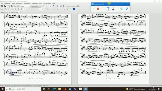 Szabó Ferenc - Hat Etűd Klarinétra / 05