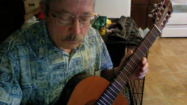 Jean Francois Delcamp D01 Classical Guitar Lesson 5, pg 28, #1, Simple Alternation